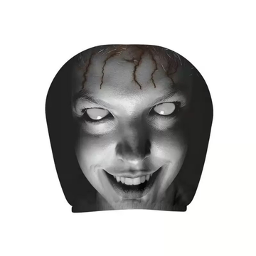 Spooky Ghost Car Headrest Cover