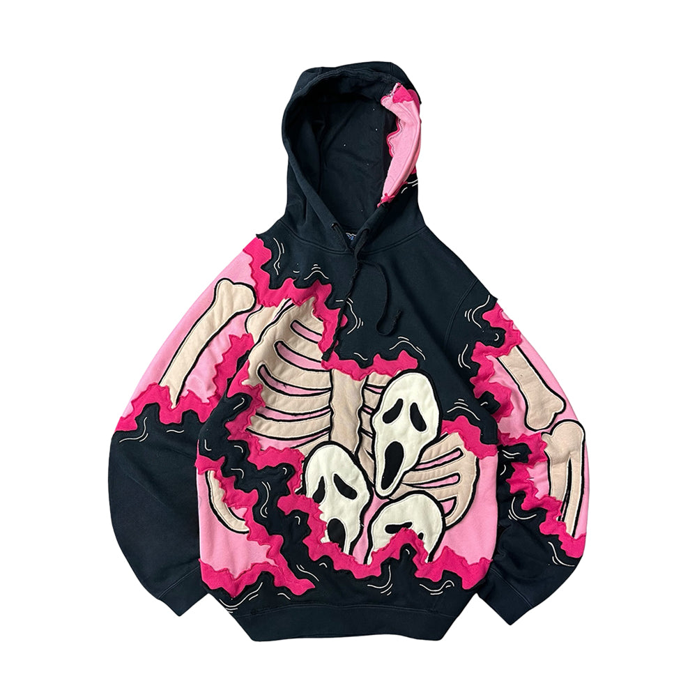 Skull Scream Cut and Sewn Hoodie