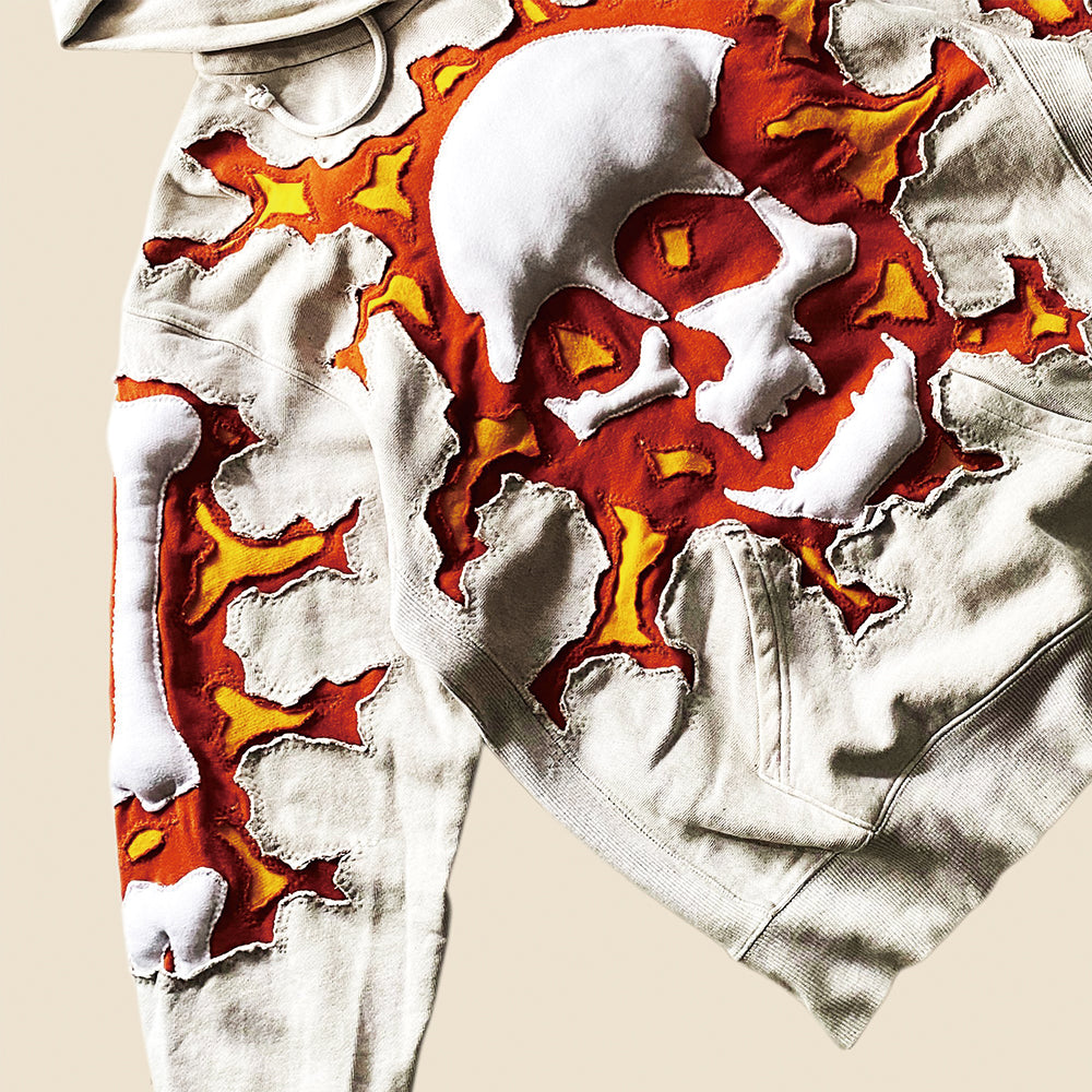 Puff Skull Hoodie