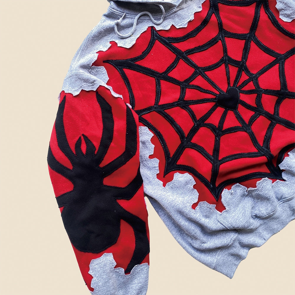Spider Element Cracked Hoodie
