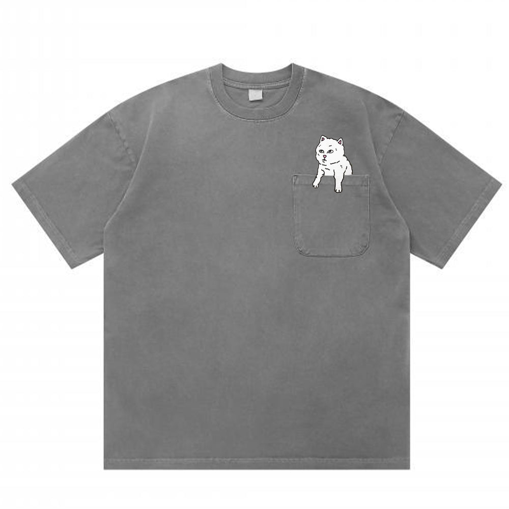 Playful Kitty Graphic T-Shirt