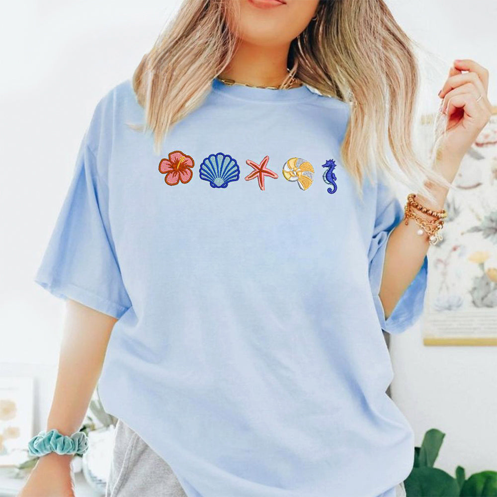 Coastline Logo Embroidered T-shirt