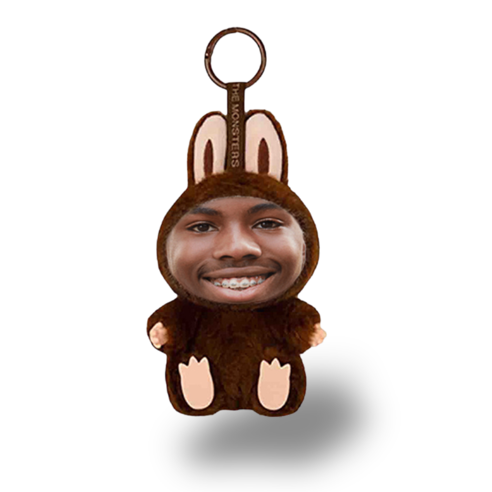 Custom Yebubu (Version 2) Plush Keychain – Personalized Face in Different Colors