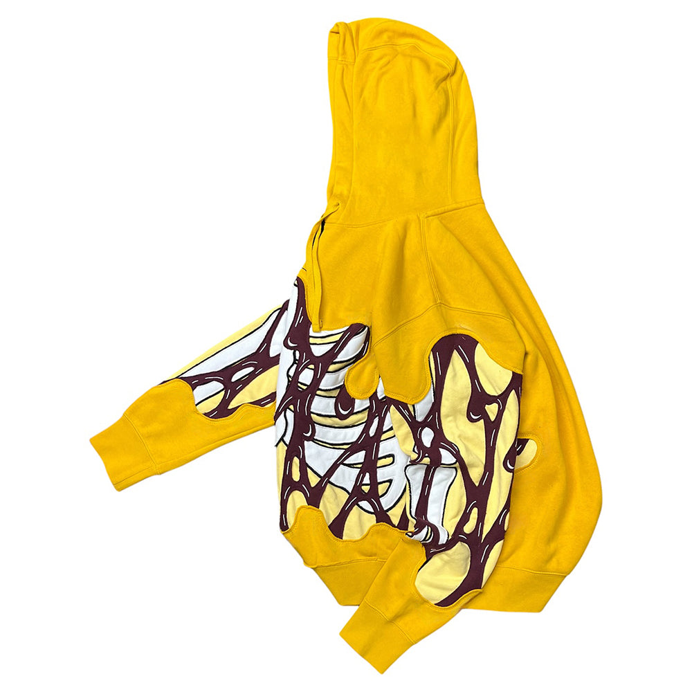Skull Bondage Creative Tailoring Stitching Hooded Sweatshirt