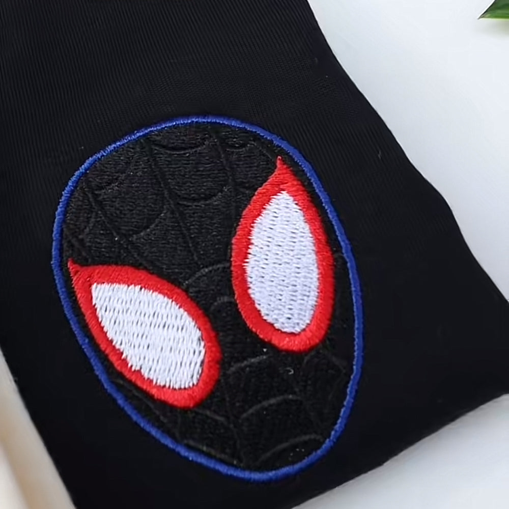 Spider Cartoon Embroidered Tee