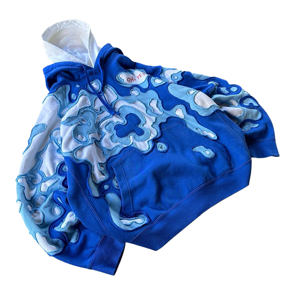 Graffiti Style Patchwork Hoodie