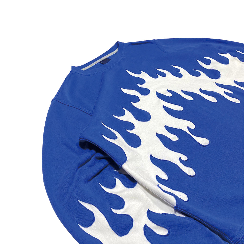 Double Flame Dark Blue Sweatshirt