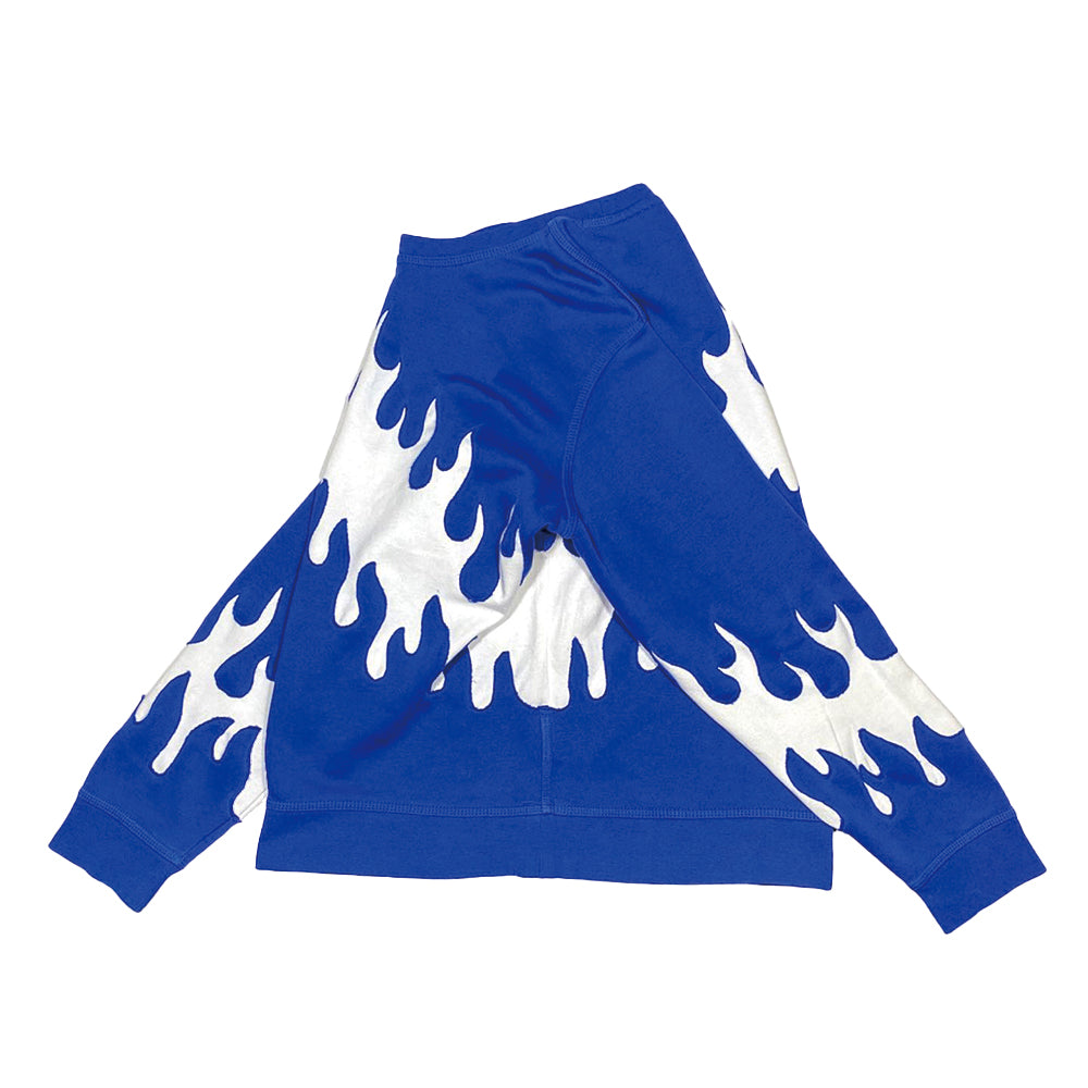 Double Flame Dark Blue Sweatshirt