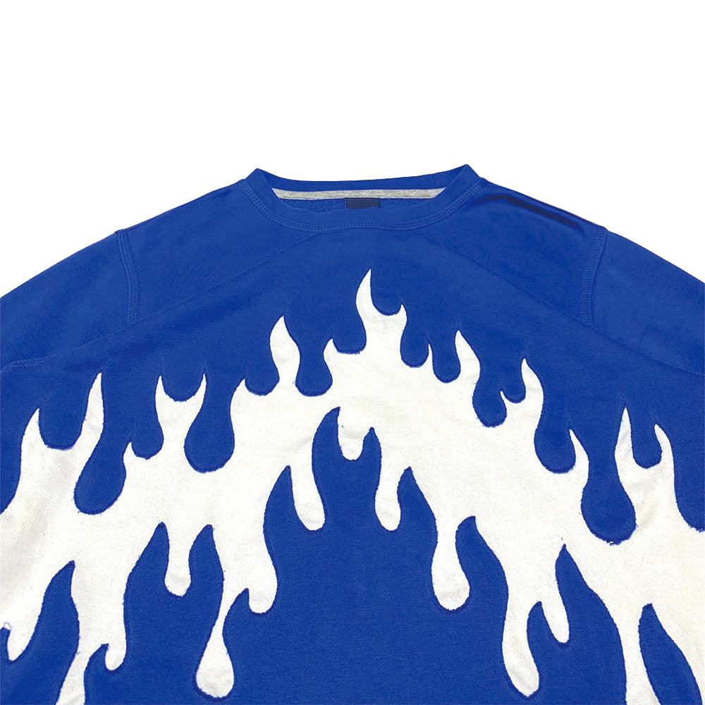 Double Flame Dark Blue Sweatshirt