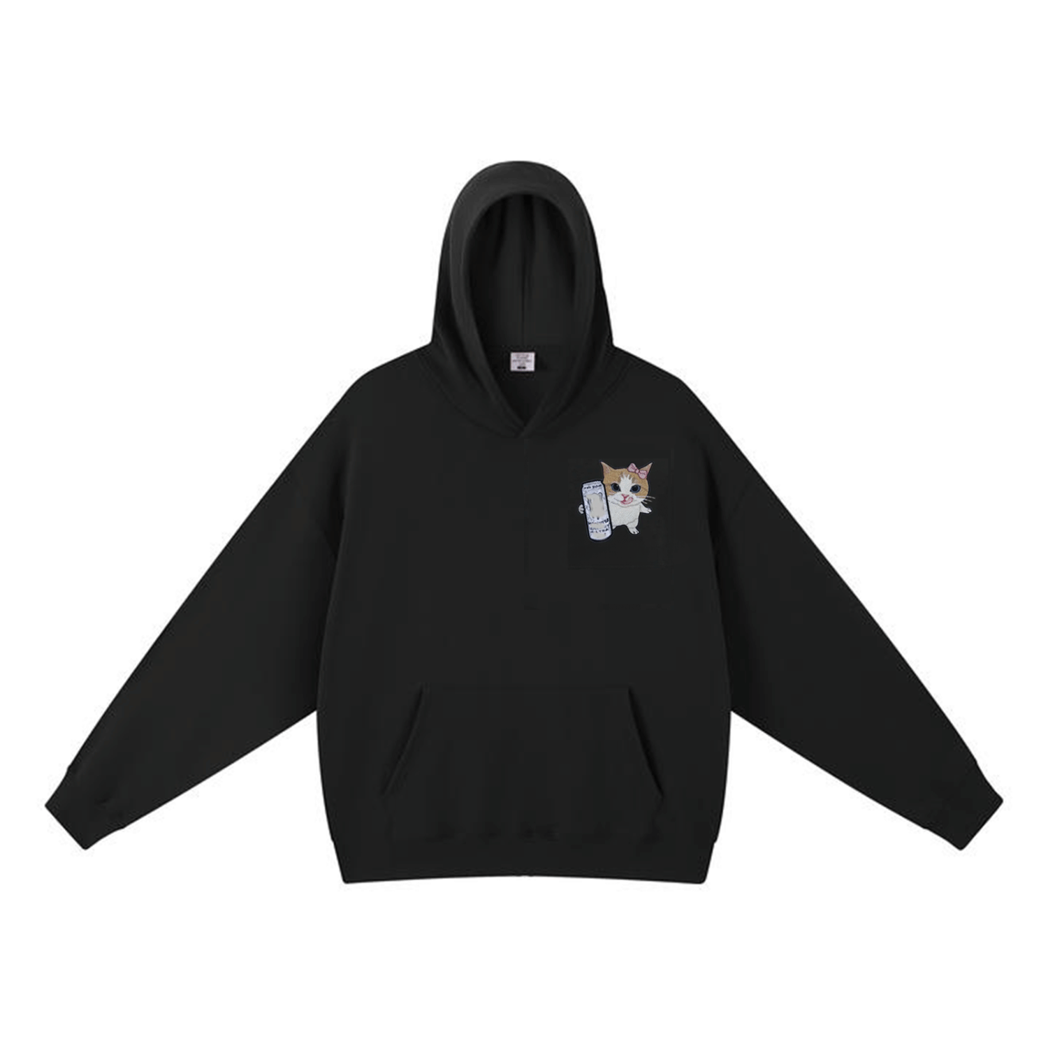Meowster Energy T-shirt Sweatshirt Hoodie（Black）