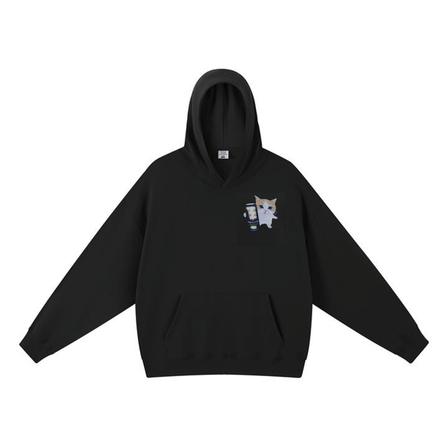 Meowster Energy T-shirt Sweatshirt Hoodie（Black）