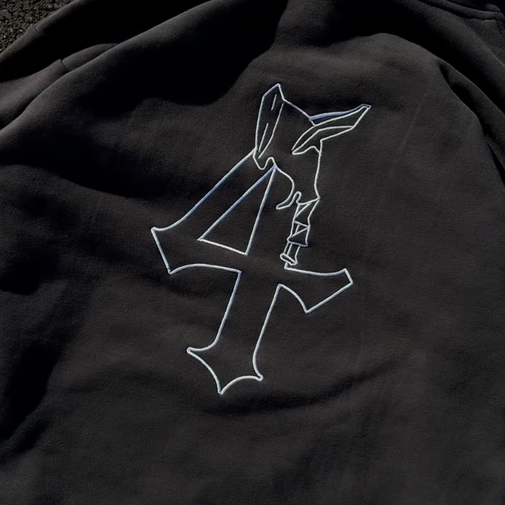 Anime Fashion Embroidered Hoodie
