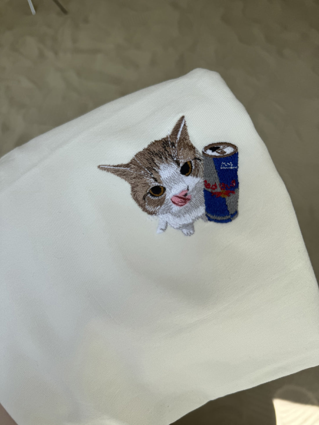 Popular Cat Embroidery Tee
