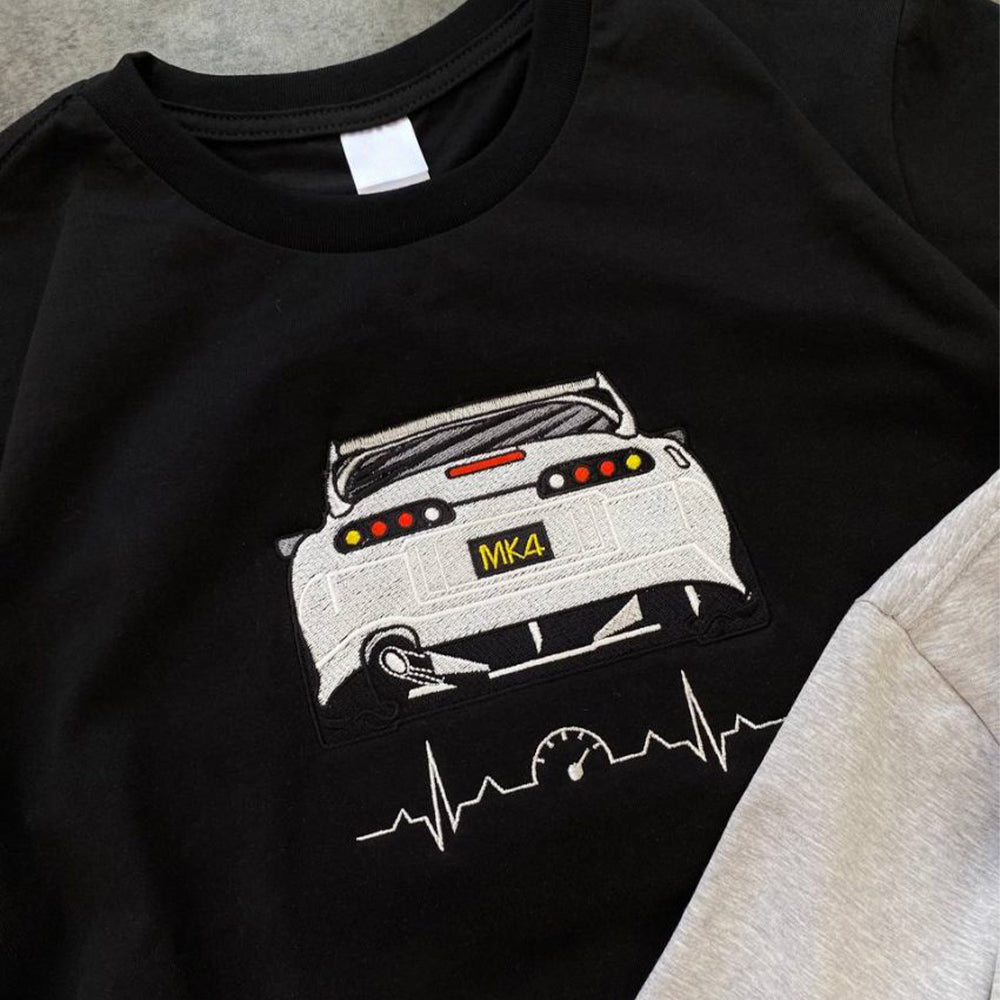 Car is Faith Embroidered T-shirt