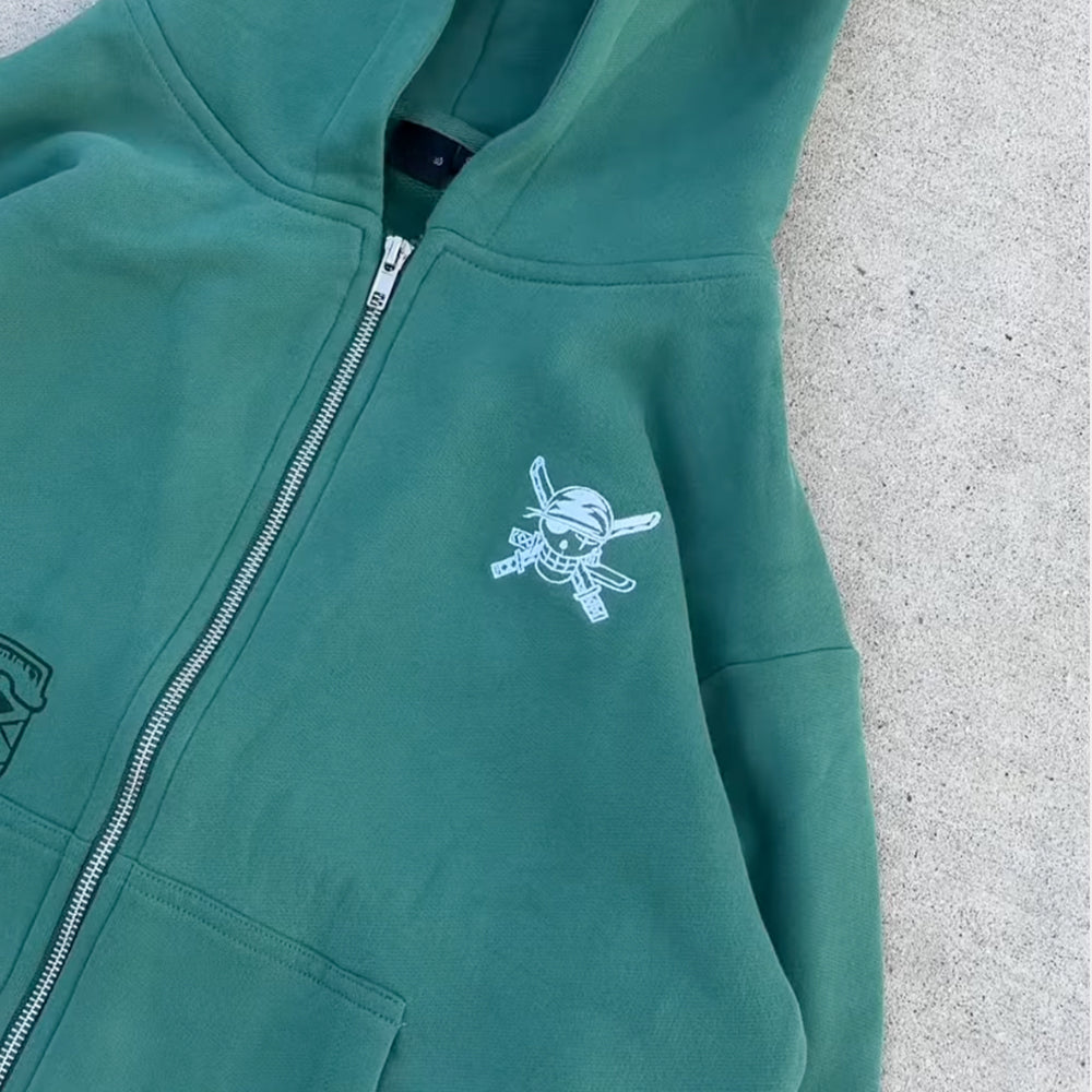 NeoToon Embroidered Zip Hoodie