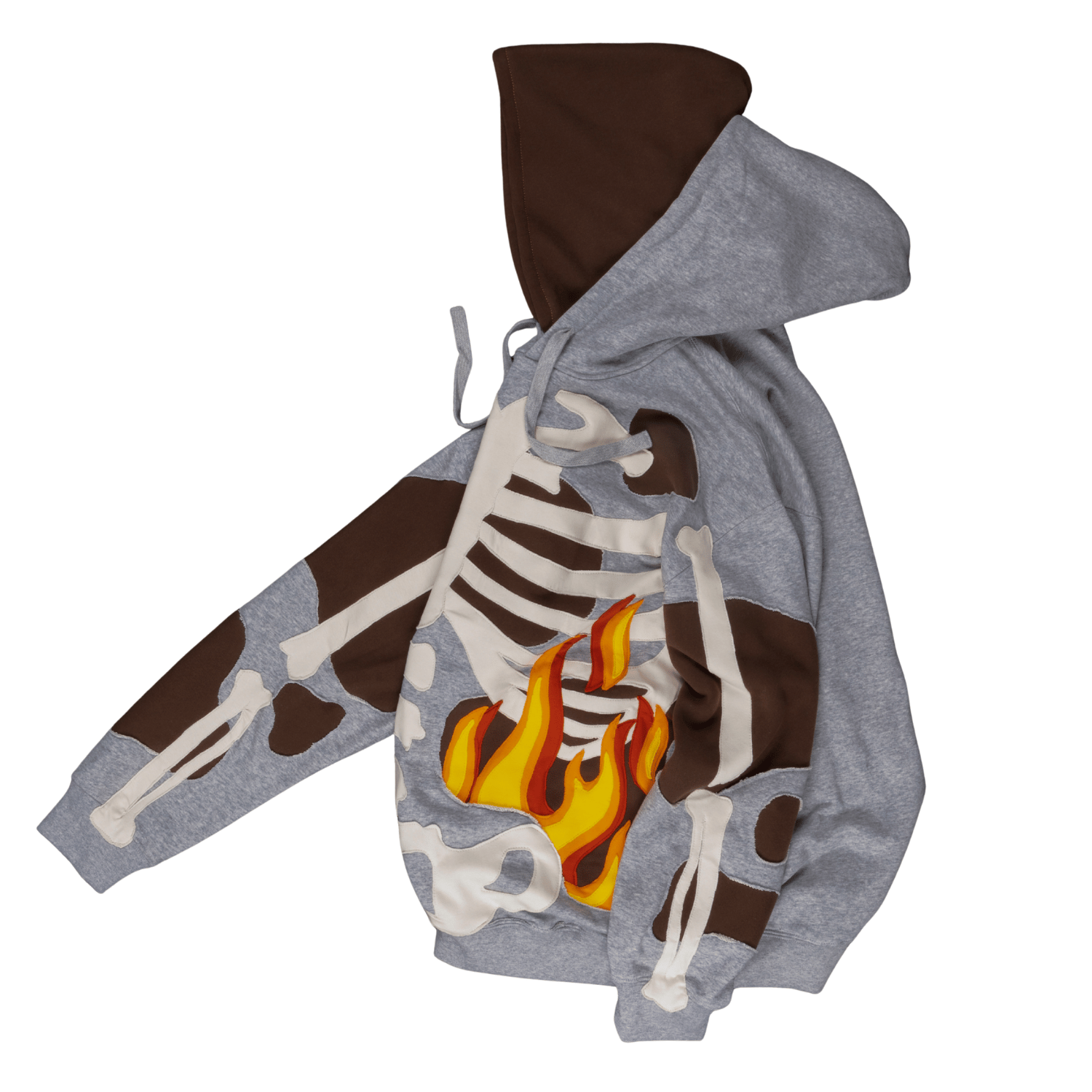 Skeleton Flame Reworked Hoodie