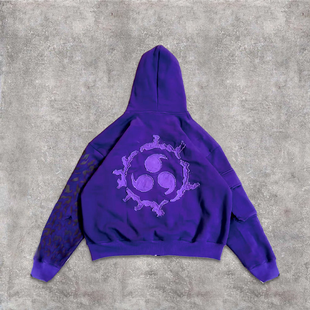 Anime Elements Zip Hoodie
