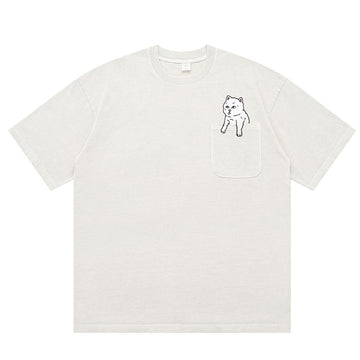 Playful Kitty Graphic T-Shirt