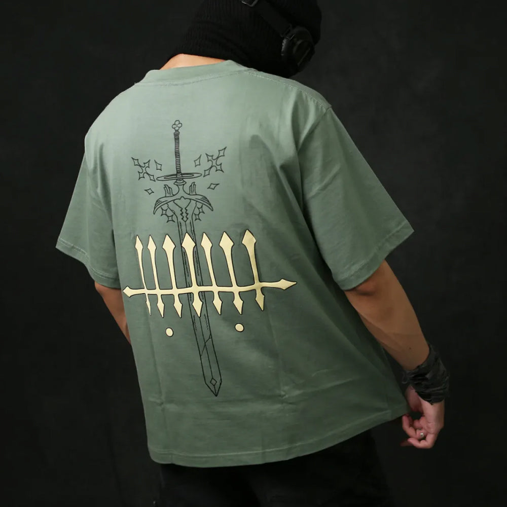 Anime Embroidered T-shirt
