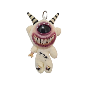 Horror Doll Keychain Halloween Pendant