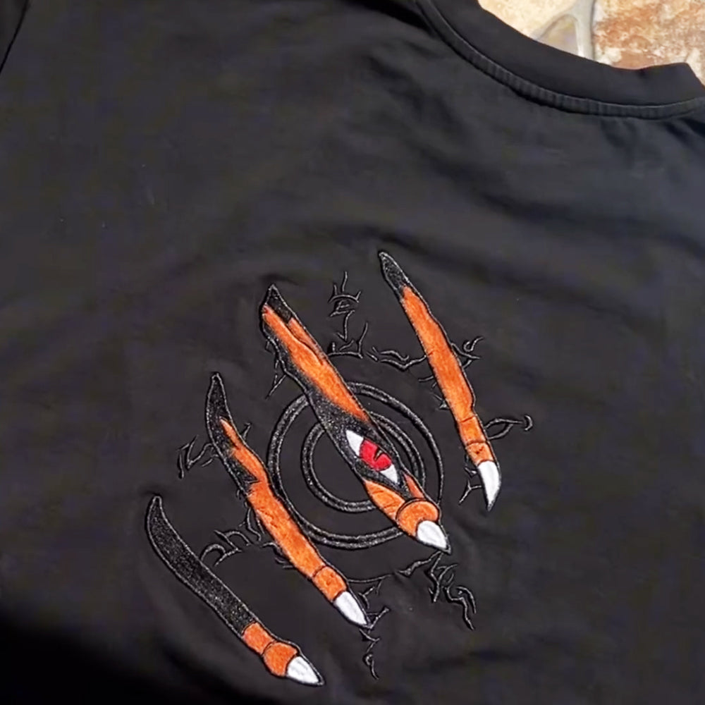 Naruto Embroidered Battle Suit T-shirt