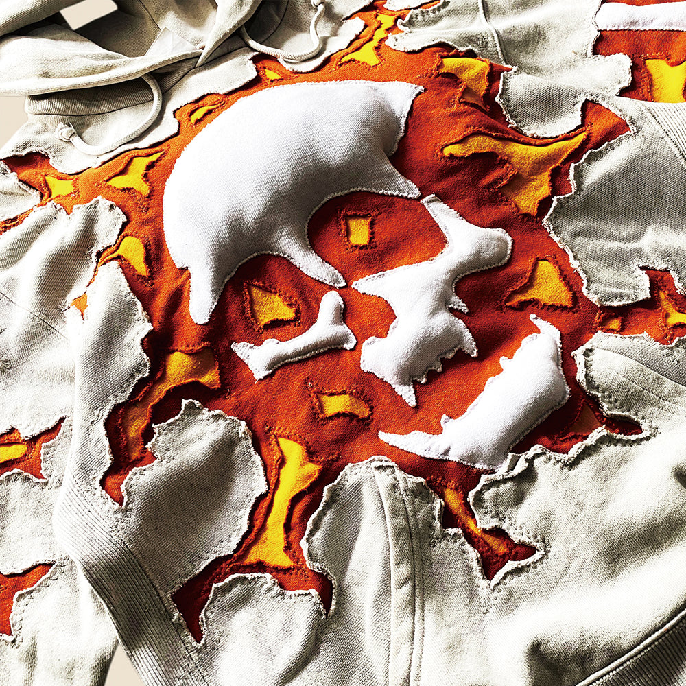 Puff Skull Hoodie