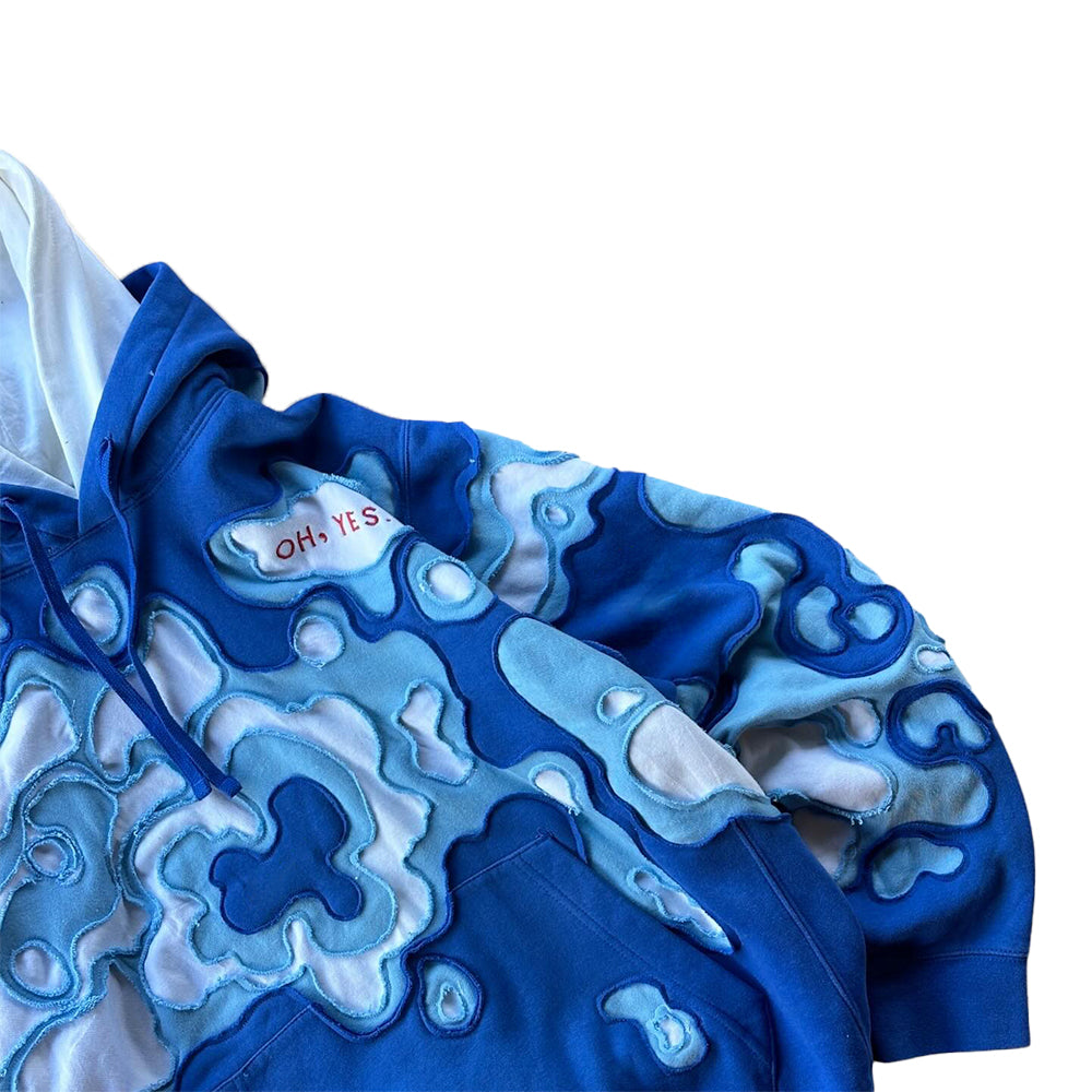 Graffiti Style Patchwork Hoodie