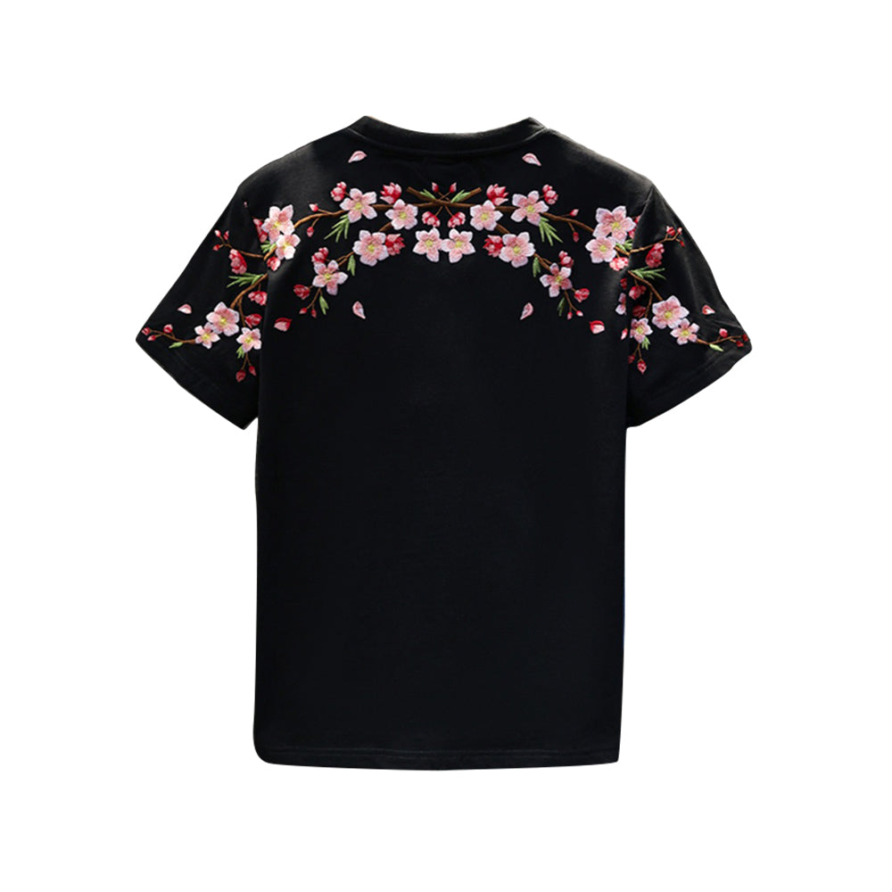 Plum Blossom  Embroidered T-shirt