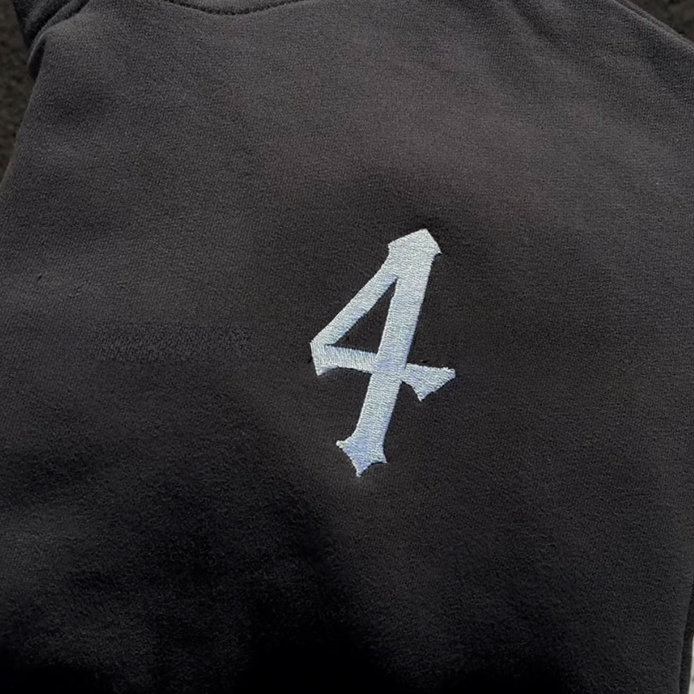 Anime Fashion Embroidered Hoodie