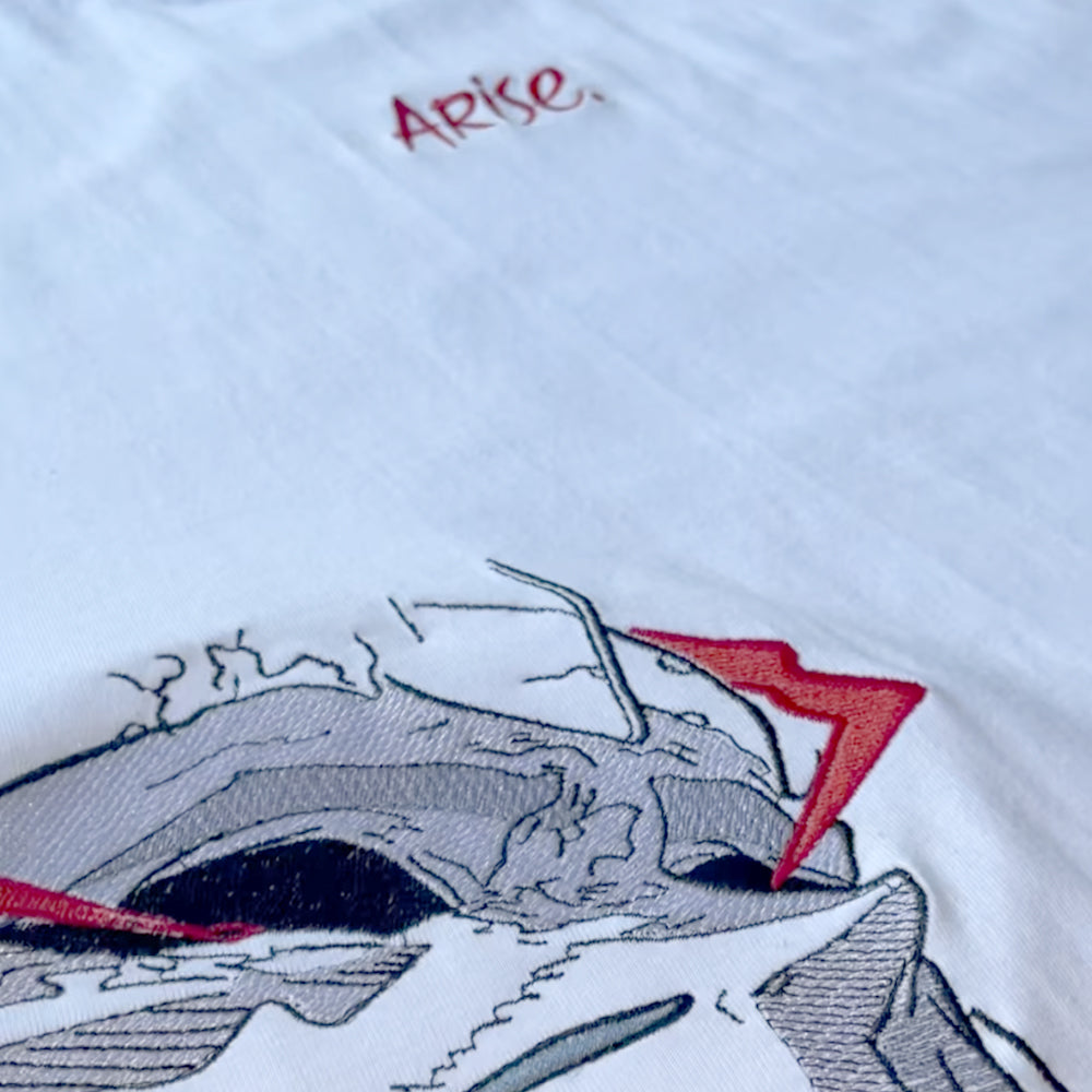 Solo Leveling Arise Embroidered Streetwear T-Shirt