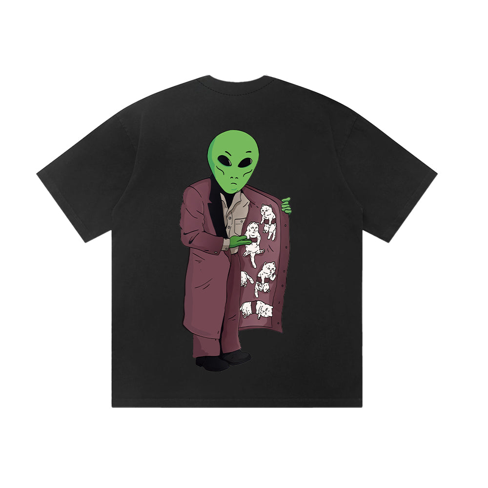 Playful Kitty Graphic T-Shirt