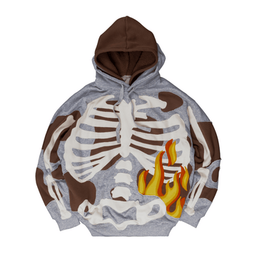 Skeleton Flame Reworked Hoodie