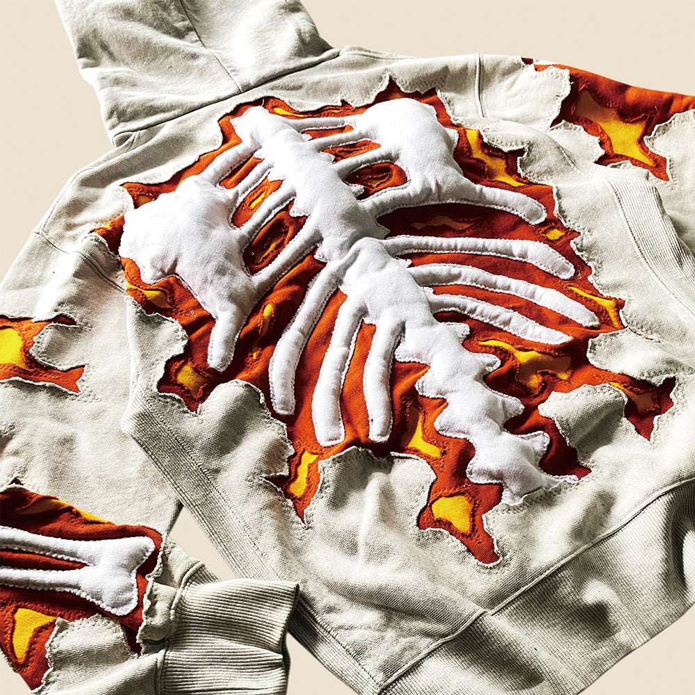 Puff Skull Hoodie