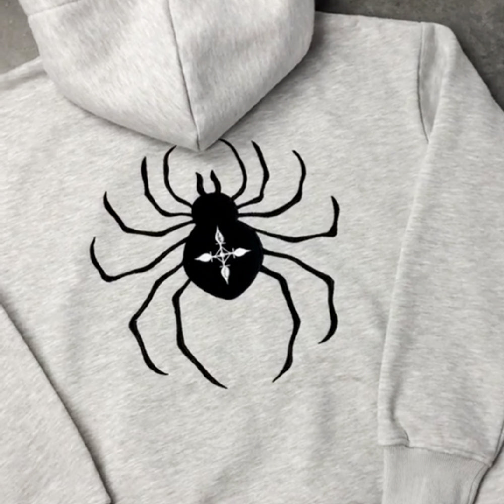 Big Spider Embroidery Hoodie