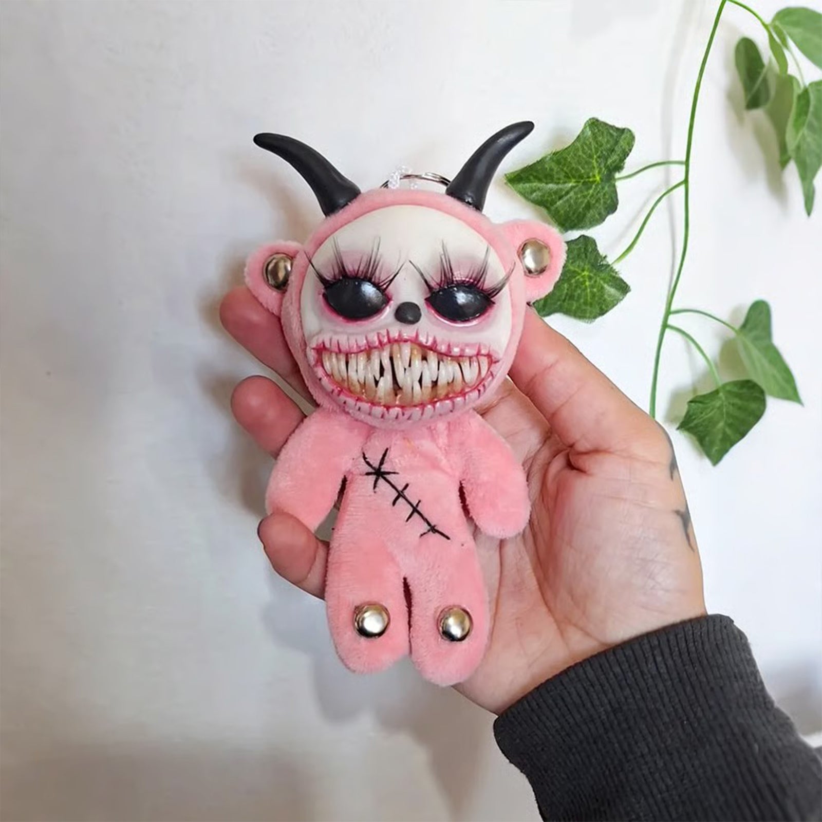 Horror Doll Keychain Halloween Pendant