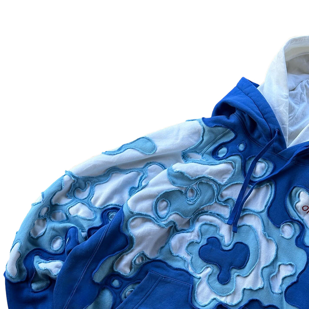 Graffiti Style Patchwork Hoodie