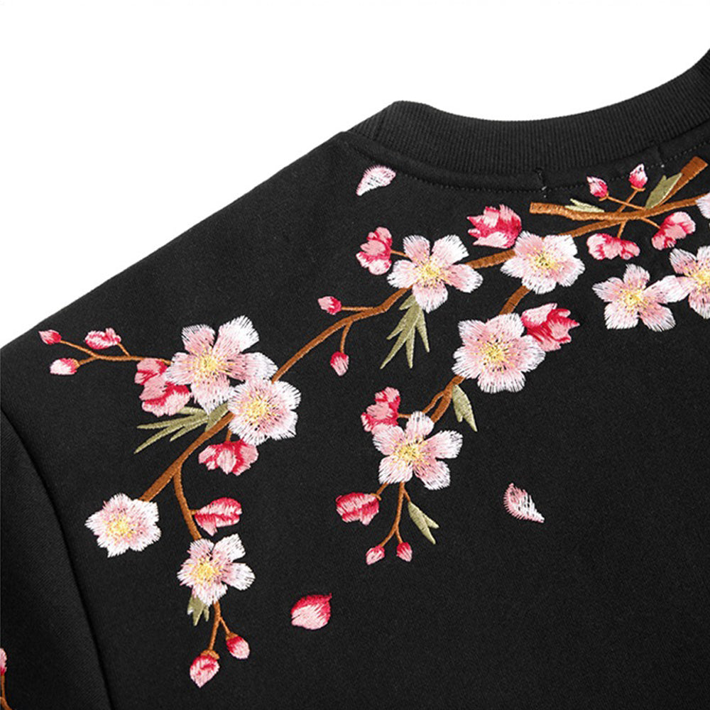 Plum Blossom  Embroidered T-shirt