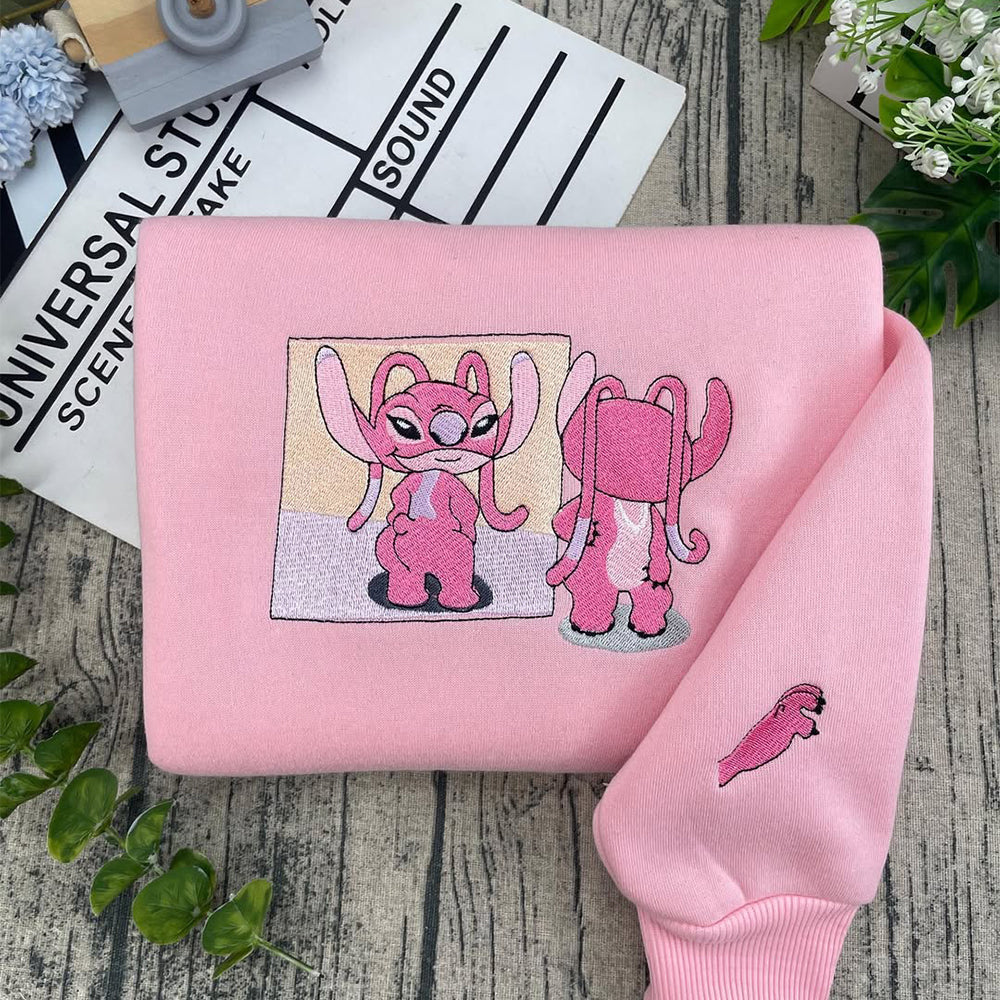 Matching Anime Love Hoodie – Embroidered Edition