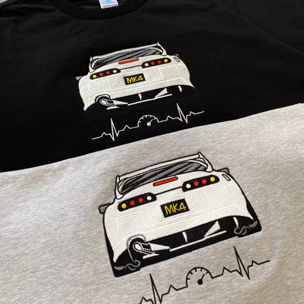 Car is Faith Embroidered T-shirt