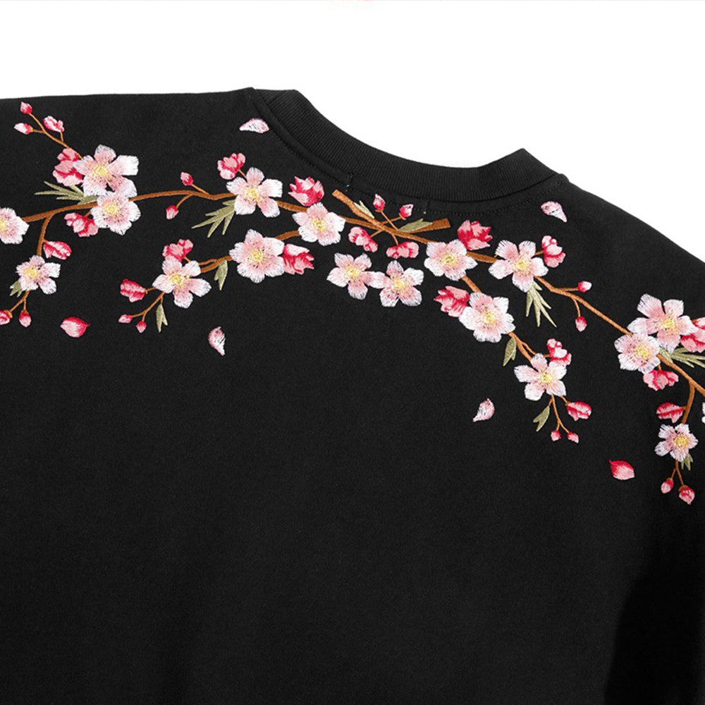 Plum Blossom  Embroidered T-shirt