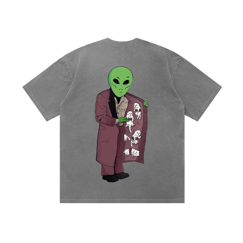 Playful Kitty Graphic T-Shirt