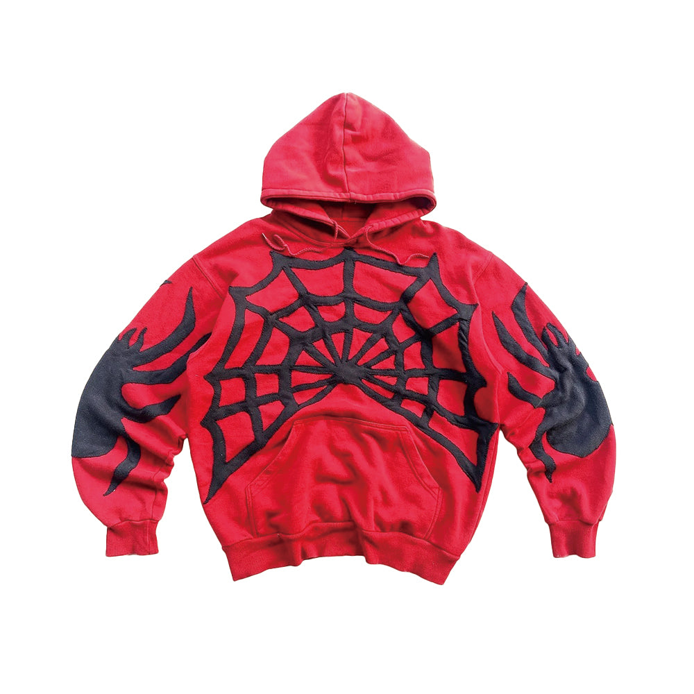 Spider Element Cracked Hoodie