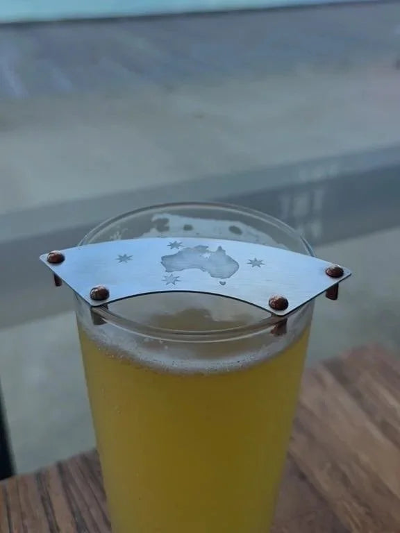 DryStache Stainless Moustache Guard - Southern Cross - Bush Ranger Australian Southern Cross Edition.