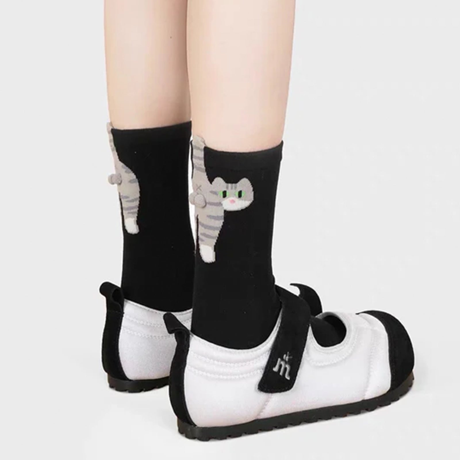 Playful 3D Kitty Socks