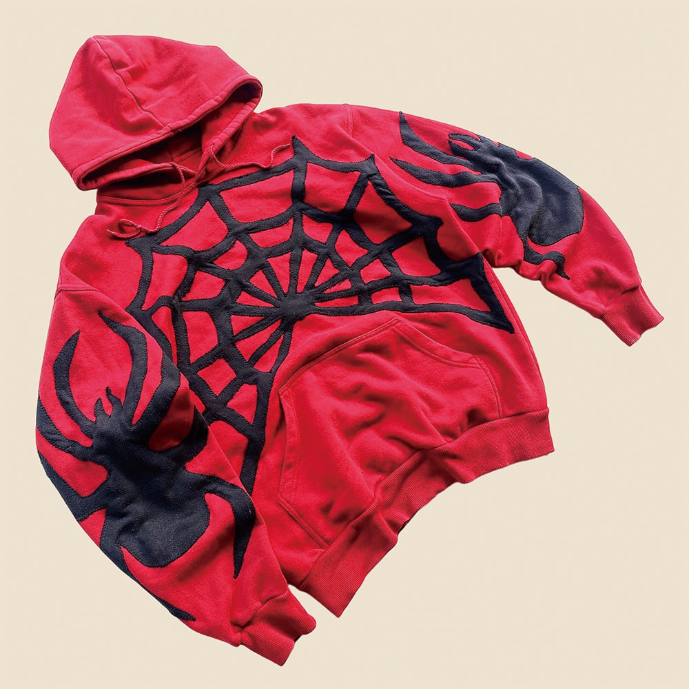 Spider Element Cracked Hoodie
