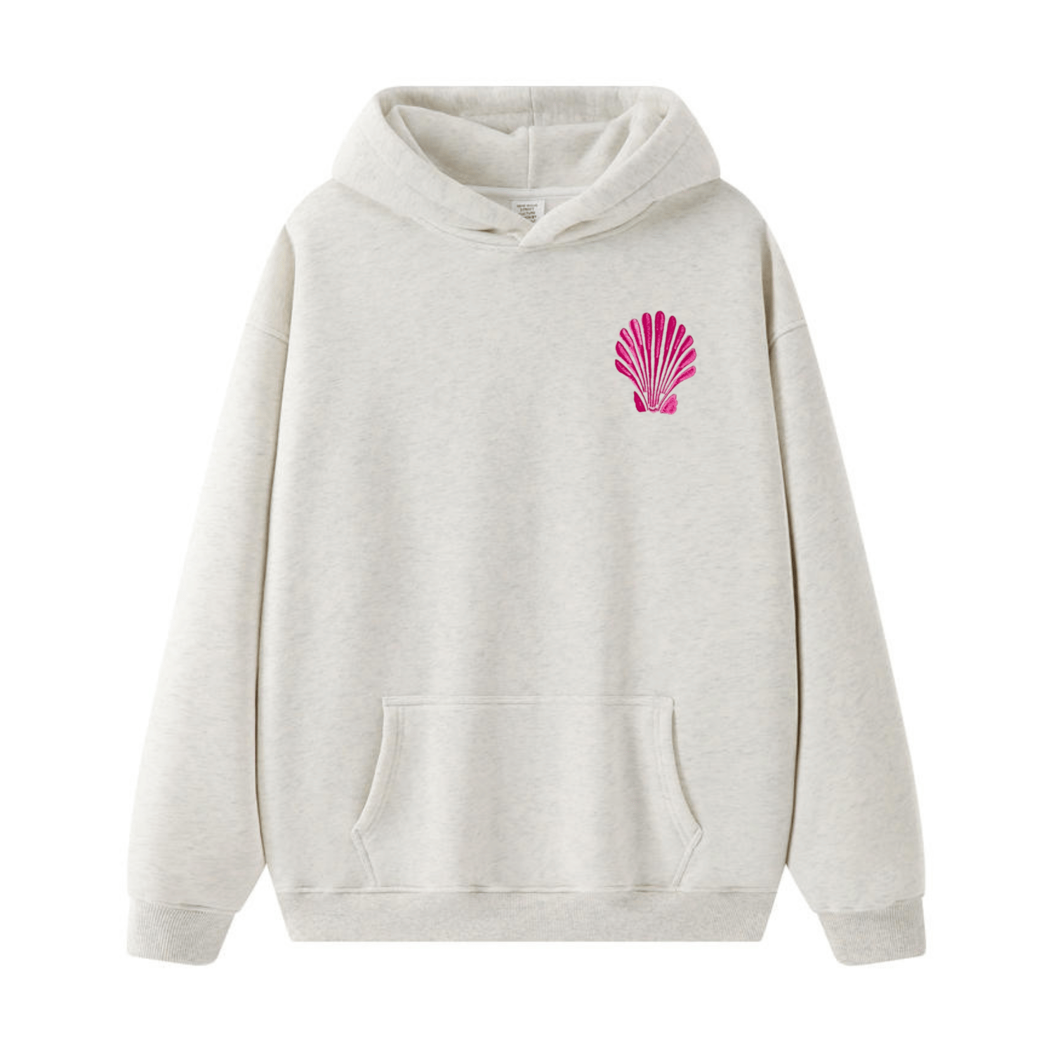 Embroidered Surfboard Floral Hoodie