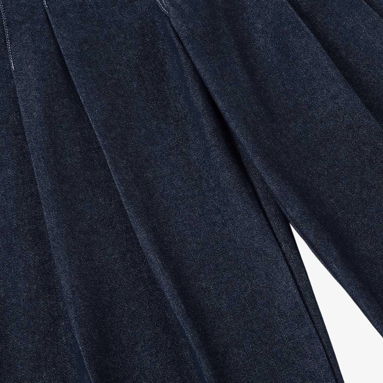 Deconstructed Contrast Stitching Pleated Baggy Barrel Jeans