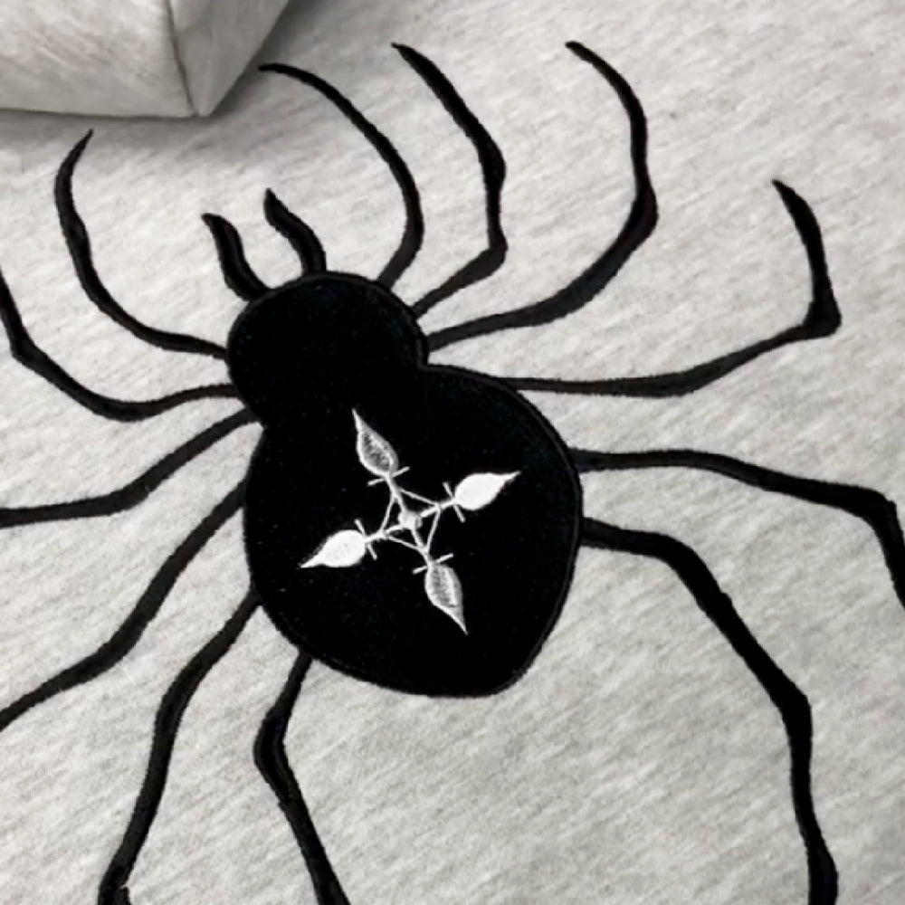 Big Spider Embroidery Hoodie