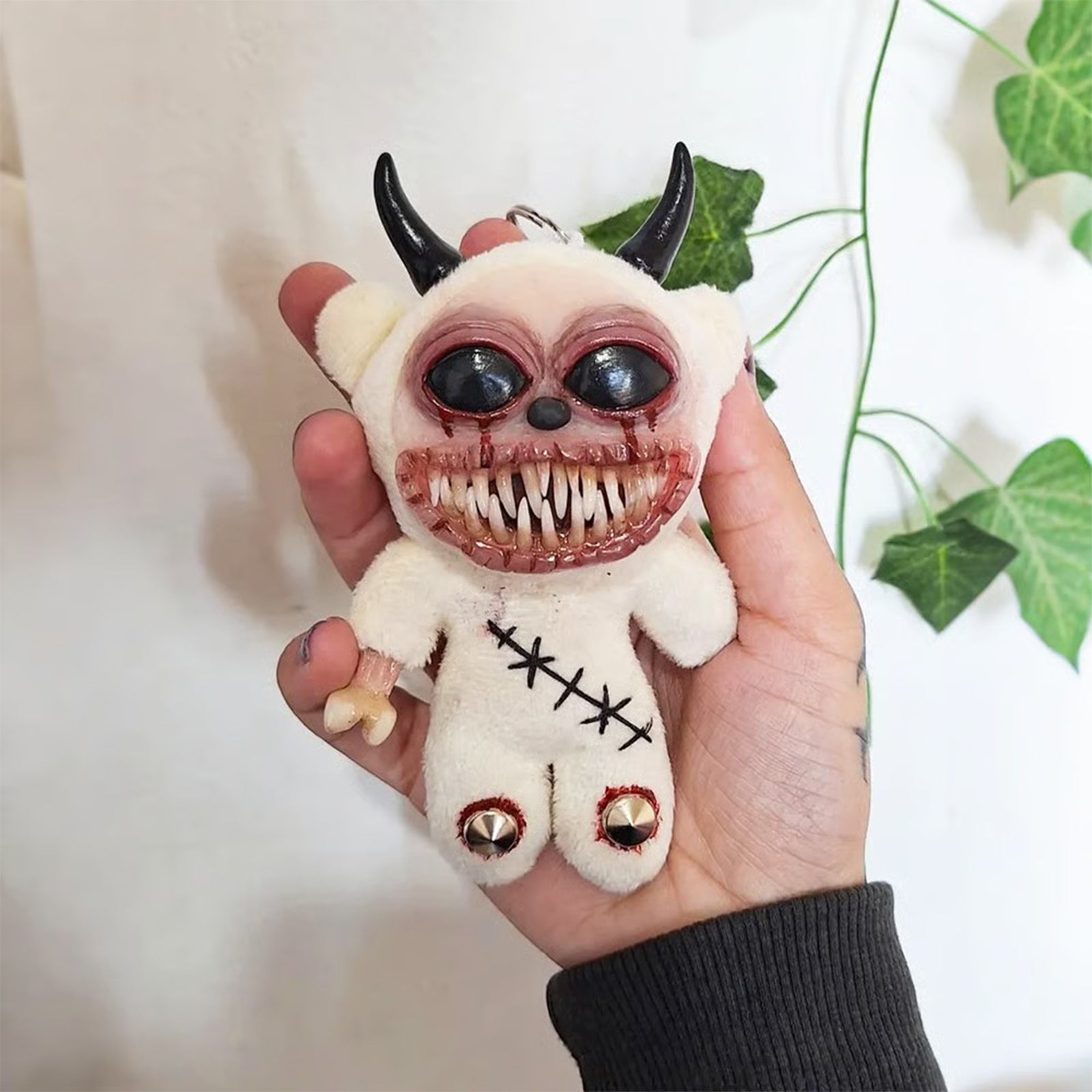 Horror Doll Keychain Halloween Pendant