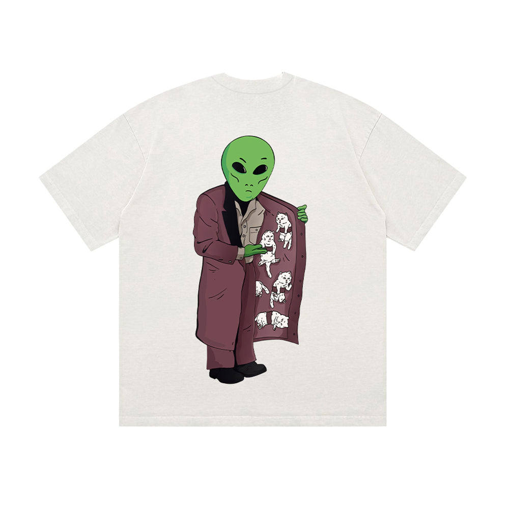 Playful Kitty Graphic T-Shirt
